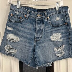 Lucky Brand Distressed Blue Jean Shorts